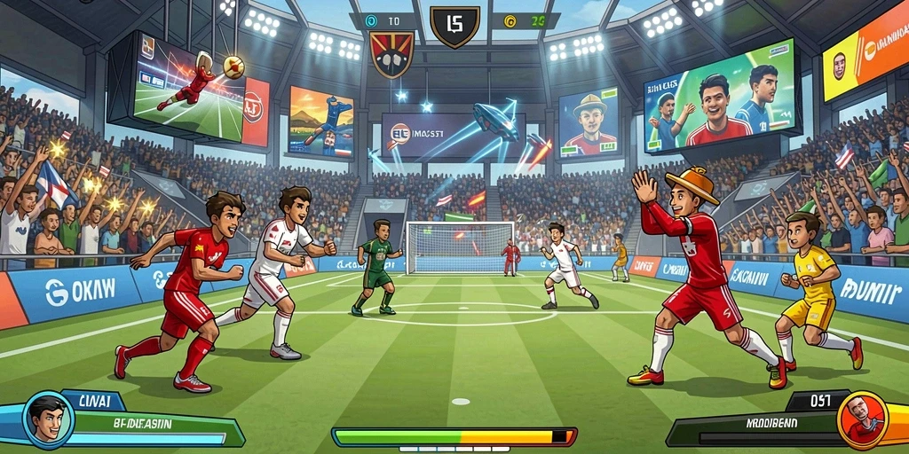 Fitur multiplayer memungkinkan Anda bersaing dengan teman.