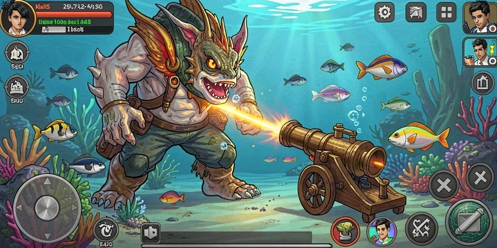 Fitur multiplayer yang memungkinkan bermain dengan teman.