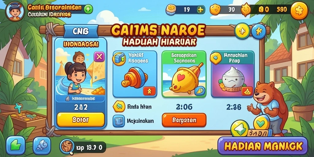 Fitur interaksi sosial yang seru dan mengasyikkan.