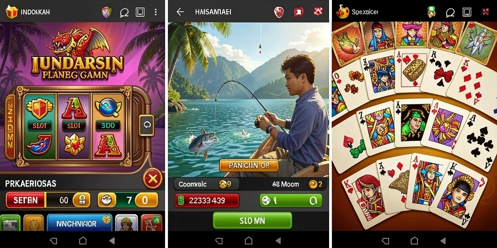 Tangkapan layar karakter yang sedang di-upgrade.