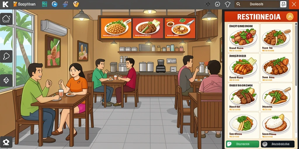 Tampilan layar utama dengan berbagai pilihan permainan.