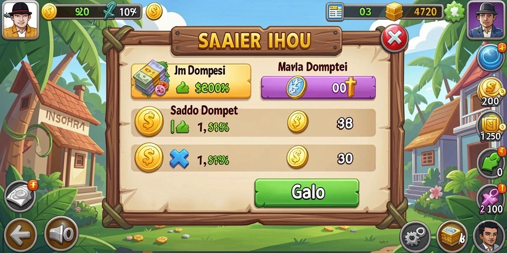 Fitur bonus dan promosi yang menggiurkan.