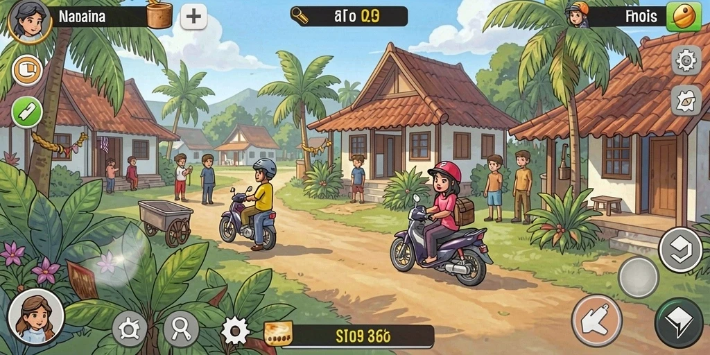 Tangkapan layar menunjukkan suasana pertempuran yang mendebarkan.