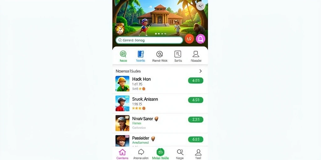 Sistem level yang menantang dan variatif.
