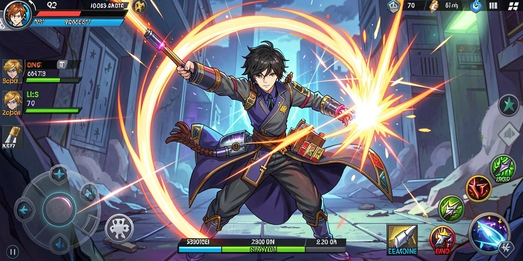 Pemain bersaing dalam mode multiplayer yang menegangkan.